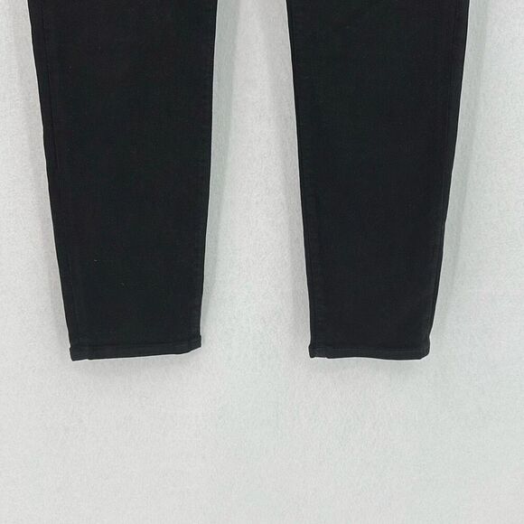 Agolde Black Cotton Blend Roxanne Super High Rise Skinny Leg Jeans Size 28 - Picture 8 of 11